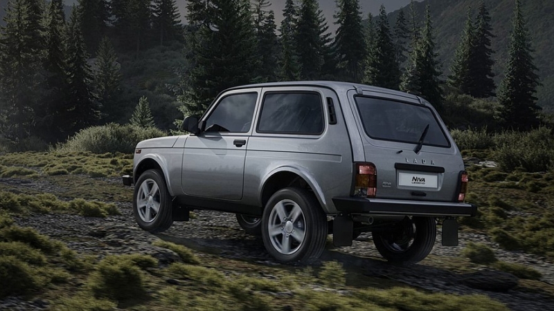 Классический внедорожник Lada Niva Legend получил светодиодные ходовые огни