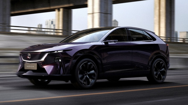 Mazda EZ-60: китайская платформа, большое табло в салоне и глобальные амбиции