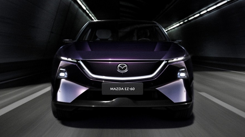 Mazda EZ-60: китайская платформа, большое табло в салоне и глобальные амбиции