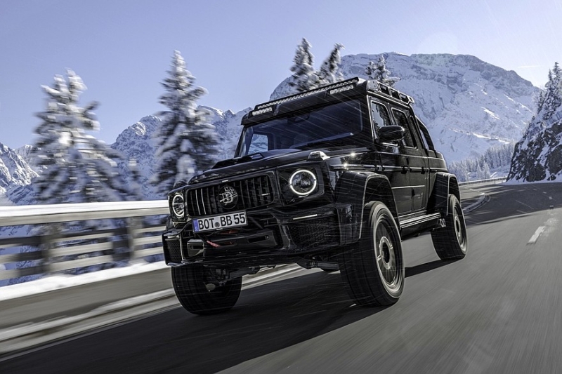 Новый Brabus XLP 800 Adventure: мощный пикап на портальных мостах снова в продаже