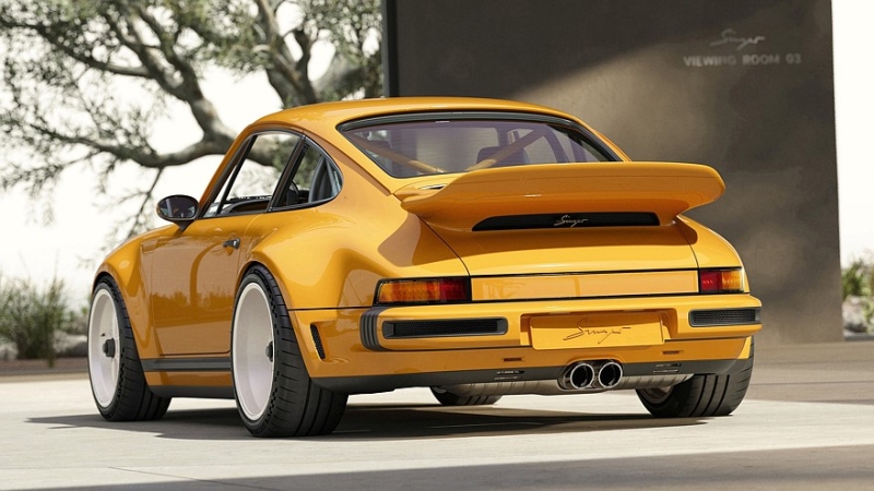 Очередной крутой Porsche 911 от Singer: широкий кузов, четыре фары и атмосферные 426 л.с.