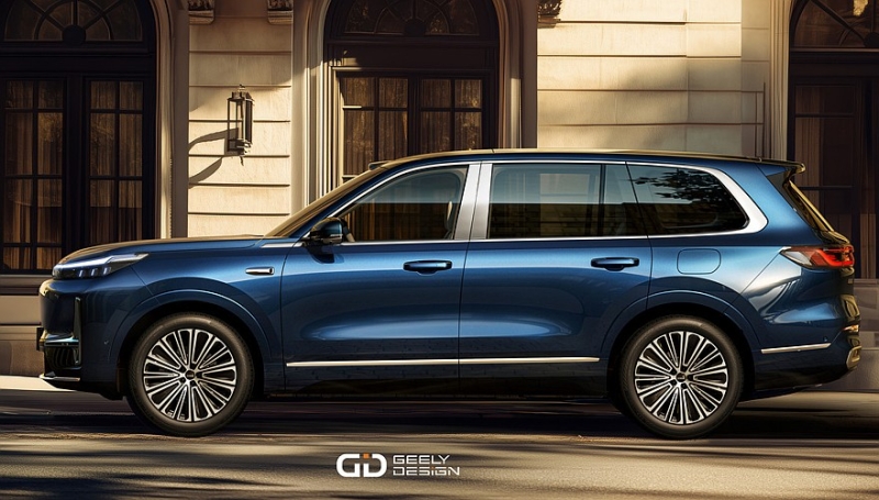Роскошный кроссовер Geely Galaxy M9 представлен в Европе