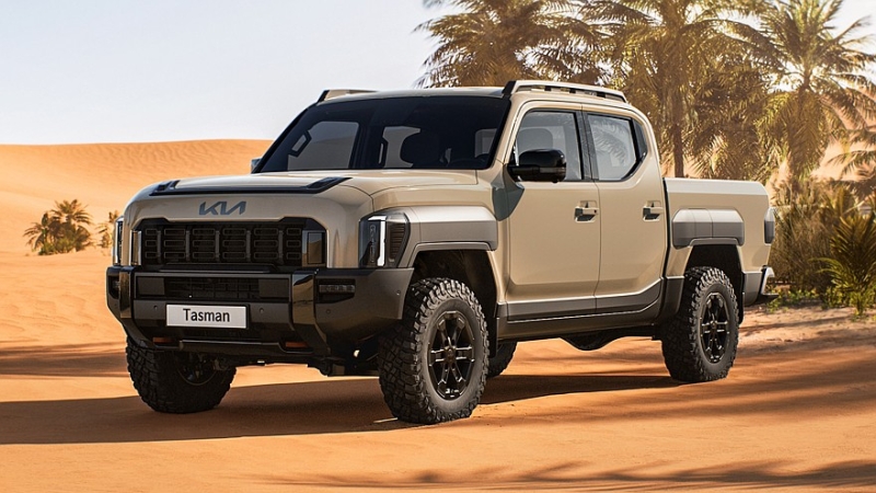 У Kia Tasman появятся гибридные и полностью электрические версии