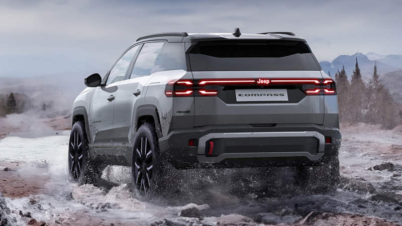 Кроссовер Jeep Compass 4xe: появились новые подробности