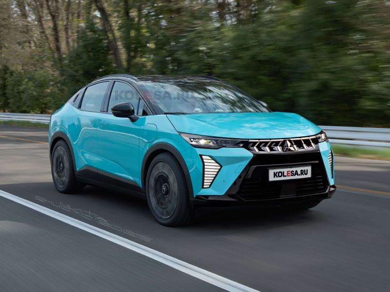 Новый кроссовер Mitsubishi на базе Nissan Leaf: первые изображения