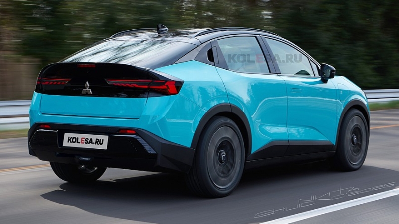 Новый кроссовер Mitsubishi на базе Nissan Leaf: первые изображения