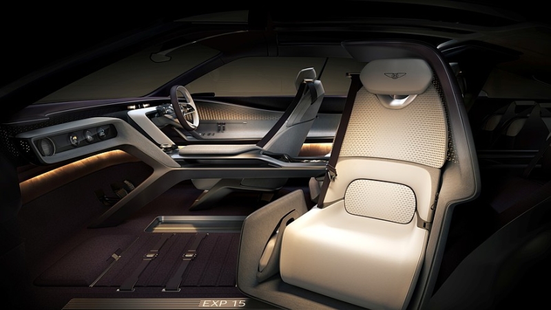 Программный концепт Bentley EXP 15: асимметричное кросс-купе без круглых фар