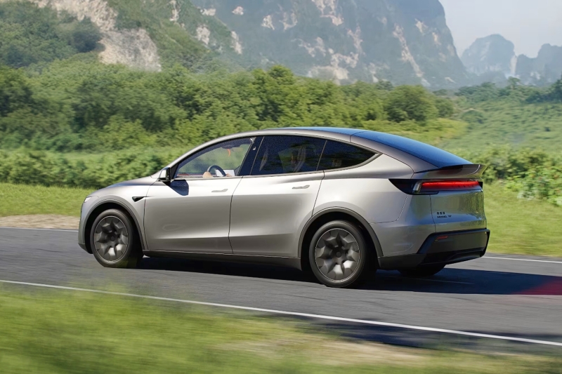 Теперь горбатый: кроссовер Tesla Model Y обрёл в Китае распухшую версию L