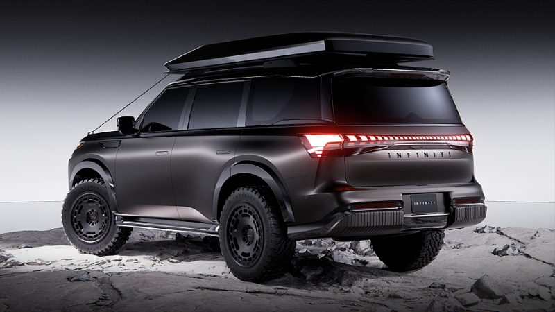 Внедорожник Infiniti QX80 «оброс» парой концептов с приставками Track и Terrain