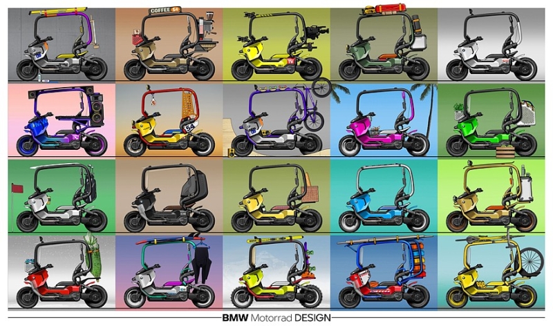 Давай опять попробуем без шлема: BMW представила новый скутер с крышей