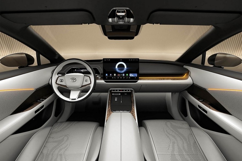 Флагманский седан Toyota bZ7 готовится к старту продаж: новые фото и подробности