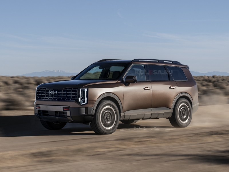 Kia Telluride следующего поколения: новые изображения
