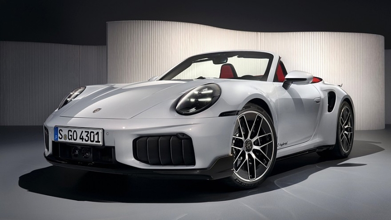 Обновлённый Porsche 911 Turbo S: гибридные 711 л.с., масса 1740 кг и 2,5 с до «сотни»