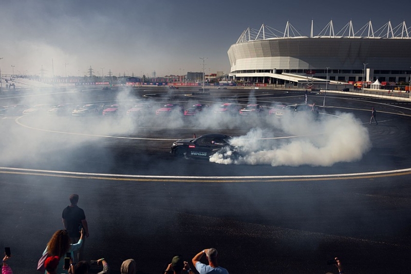 Все звёзды Российской Дрифт Серии на Кубке России по дрифту в Ростове-на-Дону