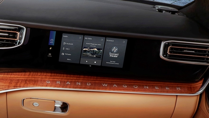 Обновлённый Jeep Grand Wagoneer: без хрома, без V8, но с мощной гибридной версией