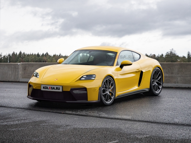 Porsche 718 Cayman следующего поколения: новые изображения