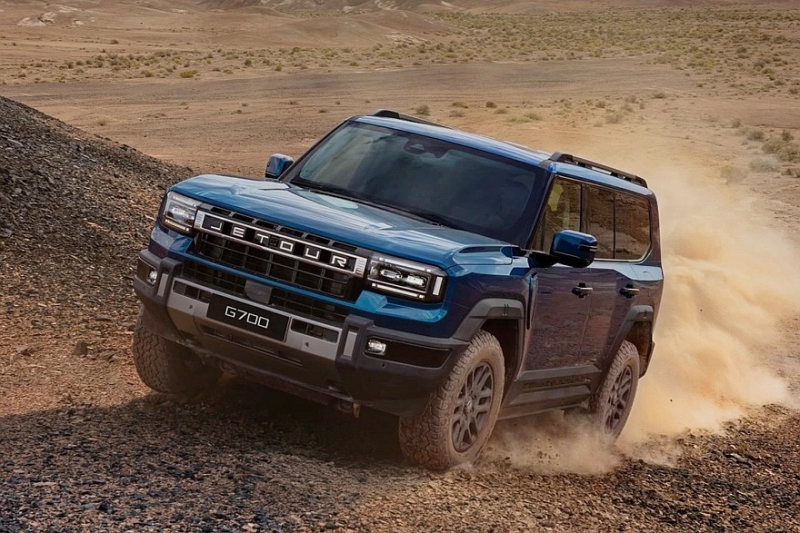 Большой рамный внедорожник Jetour G700 собрался в Россию