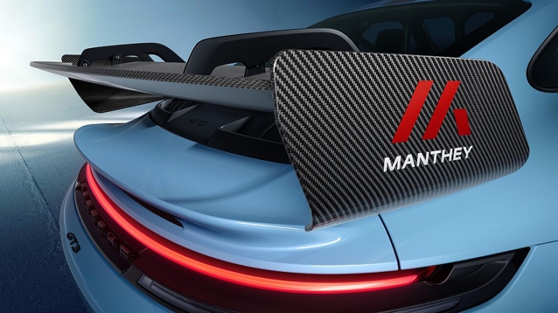 Porsche 911 GT3 Manthey Kit: более эффективная аэродинамика и доработанное шасси
