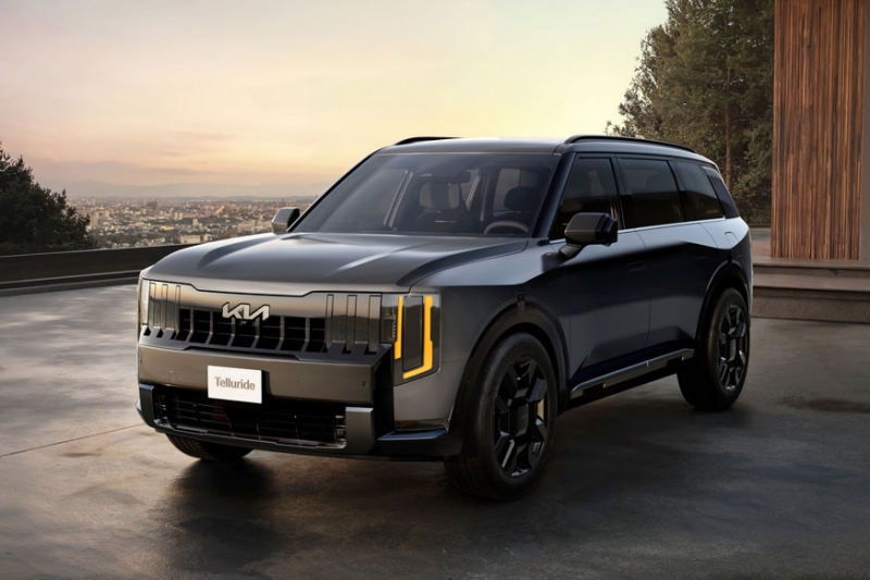 Большой кроссовер Kia Telluride нового поколения: дизайн полностью раскрыт